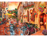 Rompecabezas David Maclean - Bicicletas en la Toscana. 1000 piezas Marca Anatolian