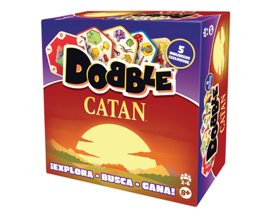 Dobble Catán en Español. Marca Asmodee