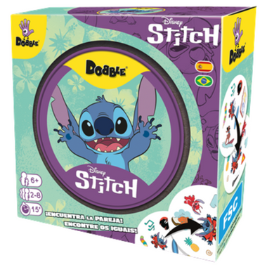 Juego de Mesa Dobble Disney Stitch. Marca Asmodee