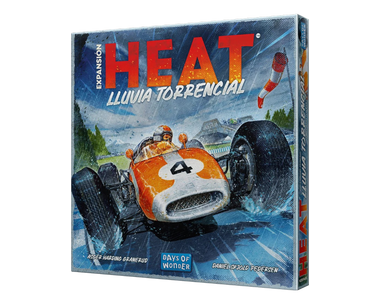 Heat: Lluvia Torrencial: Expansión del juego de mesa Heat en Español. Marca Asmodee