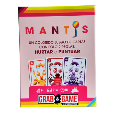 Mantis Juego de Mesa en Español. Edad recomendada 7+. Exploding Kittens