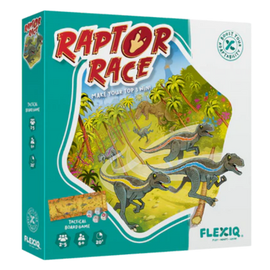 Raptor Race Juego de Mesa. Marca FlexiQ