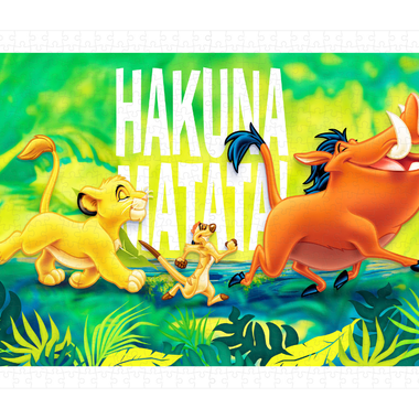 Rompecabezas El Rey León Hakuna Matata 600 Piezas Disney