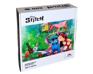 Rompecabezas Lilo Y Stitch Disney 600 Piezas De Plástico