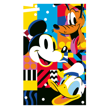 Rompecabezas Mickey, Donald y Pluto Disney 1000 Piezas De Plástico