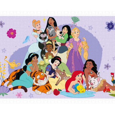 Rompecabezas Princesas Disney 1000 Piezas De Plástico