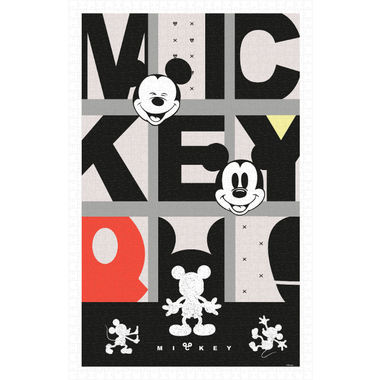 Rompecabezas Póster Mickey Disney 1000 Piezas De Plástico