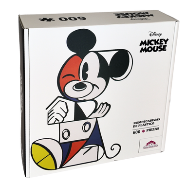 Rompecabezas Arte Mickey Disney 600 Piezas De Plástico