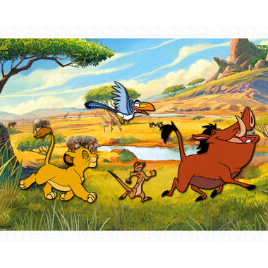 Rompecabezas El Rey León 1000 Piezas de Plástico Disney