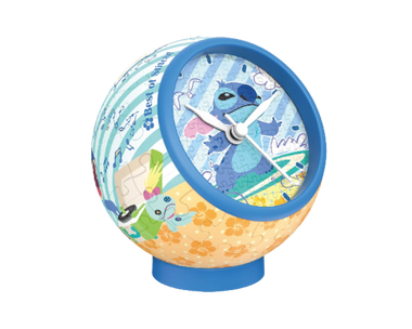 Reloj Rompecabezas Stitch Ama las Olas Disney 145 Piezas De Plástico
