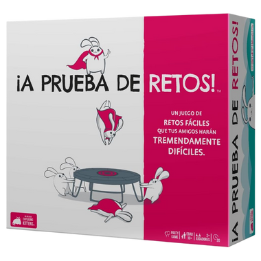 ¡A Prueba de Retos! Juego de Mesa Exploding Kittens en Español. Edad 10+
