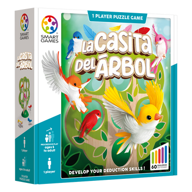 La Casita del Árbol Juego de Lógica. Marca Smart Games