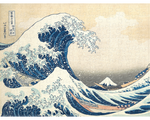 Katsushika Hokusai: La Gran Ola De Kanagawa Rompecabezas 150 Piezas Miniatura PieceRelax
