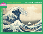 Katsushika Hokusai: La Gran Ola De Kanagawa Rompecabezas 150 Piezas Miniatura PieceRelax