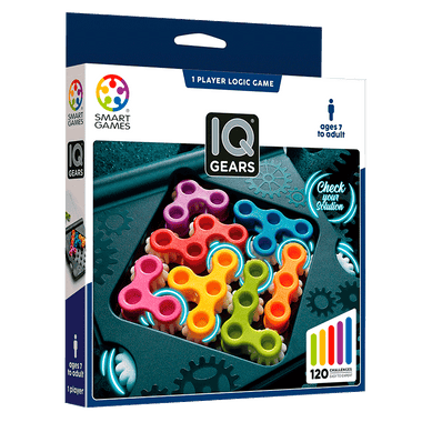 IQ Gears Juego de Lógica. Marca Smart Games