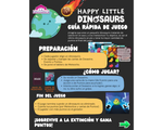 Juego de Mesa Happy Little Dinosaurs en Español. Marca Asmodee