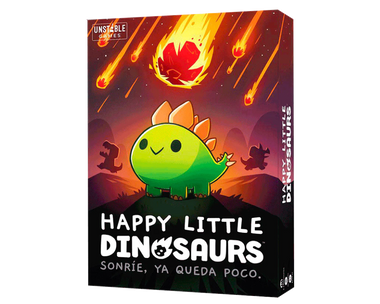 Juego de Mesa Happy Little Dinosaurs en Español. Marca Asmodee